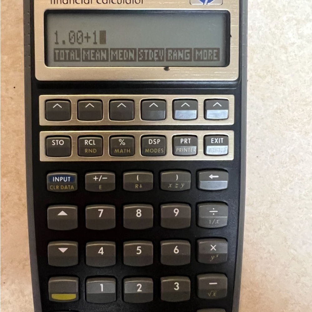 HP 17bII+ Financial Calculator with Case & User Guide - Picture 6 of 9